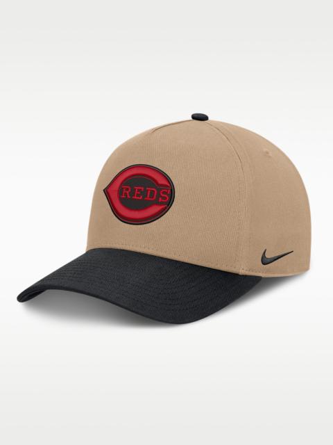 Nike Cincinnati Reds Rise Men's Nike MLB A-Frame Trucker Adjustable Hat