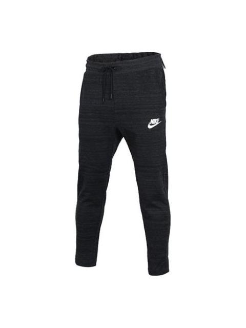Nike Nike Alphabet Logo Loose Sports Pants Black 885924-010