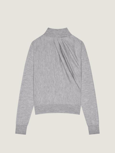 Givenchy DRAPED SWEATER IN WOOL