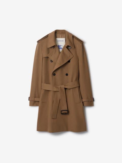 Mid-length Cashmere Trench Coat