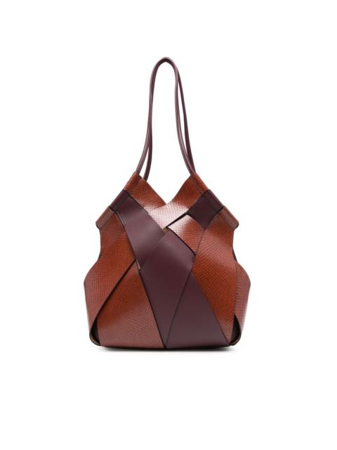 ULLA JOHNSON Charlotte woven leather shoulder bag