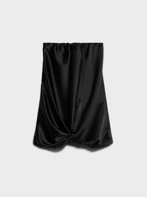 7 For All Mankind CINCH HEM MINI DRESS in Satin
