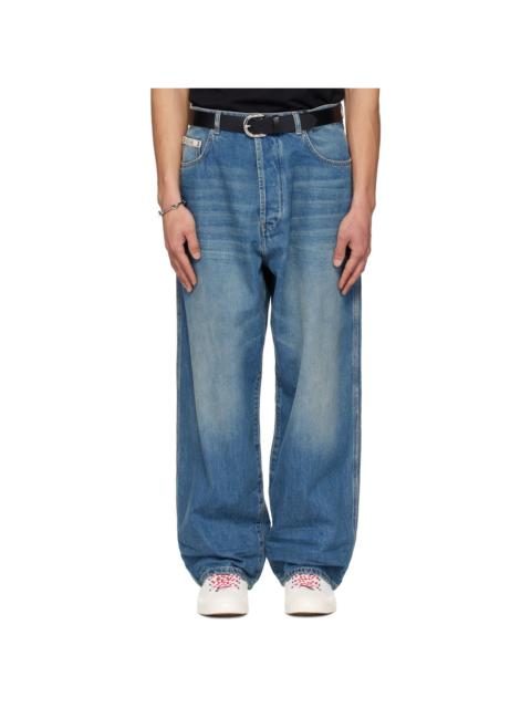 Moschino Blue Faded Jeans