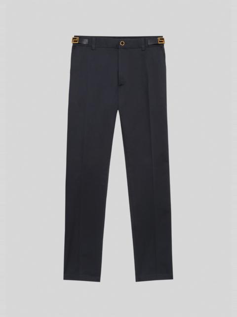 VERSACE Meander Belt Accent Trousers