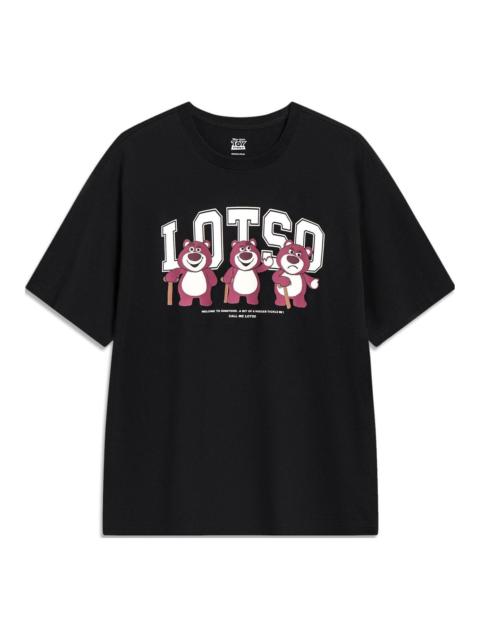 Li-Ning x Disney Toy Story Lotso Graphic T-shirt 'Black' AHST755-1
