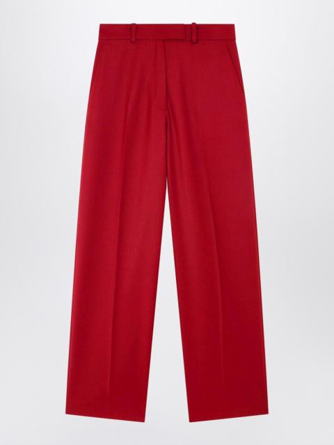 The Frankie Shop Red Brickell satin trousers