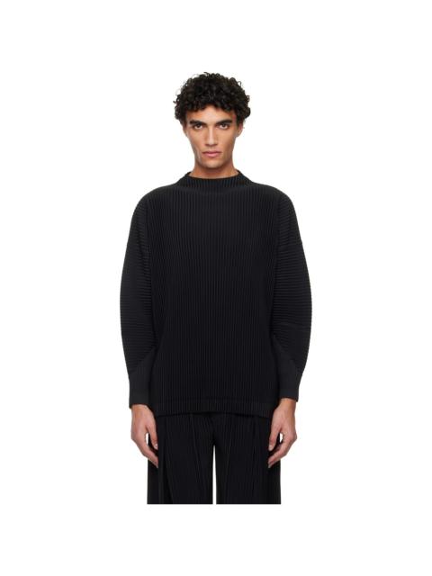 ISSEY MIYAKE Black Monthly Colors December Top