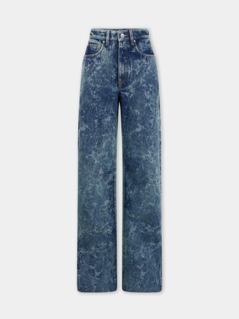 rabanne WIDE-LEG JEANS IN WASHED DENIM