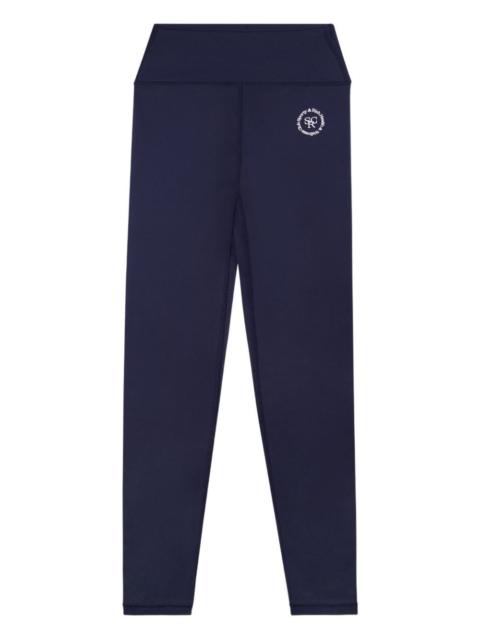Sporty & Rich logo-embellished leggings