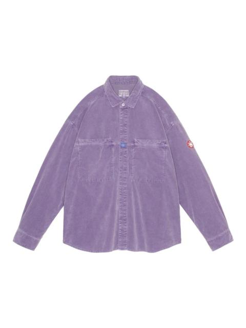 Cav Empt CAV EMPT OVERDYE CORD DESIGN BIG SHIRT 'PURPLE'