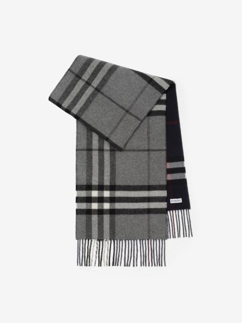 Burberry Reversible Check Cashmere Scarf