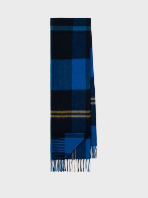 Paul Smith Lambswool Oversized Check Scarf