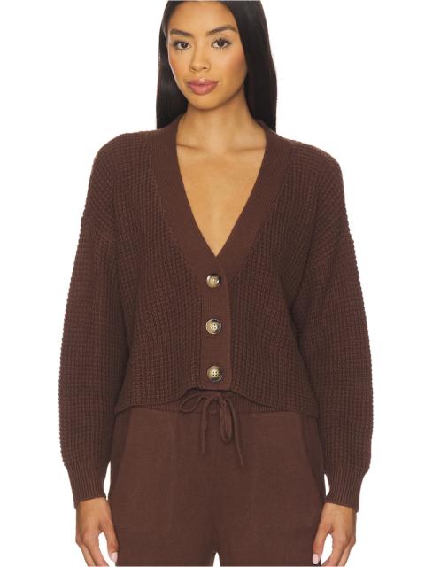 eberjey Recycled Sweater Cropped Cardigan