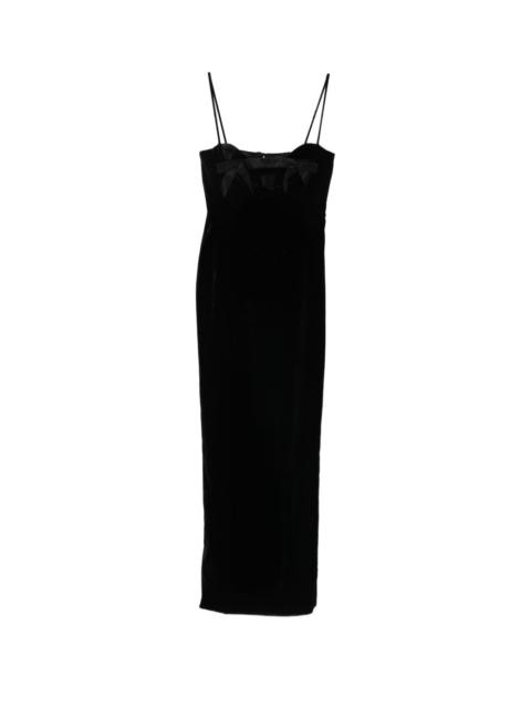 Alessandra Rich velvet maxi dress