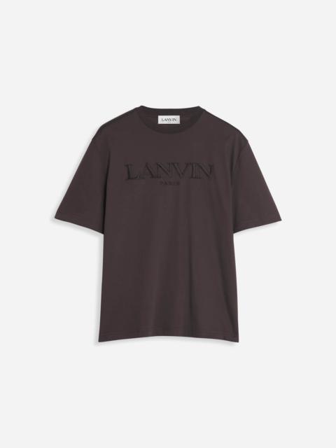 Lanvin CLASSIC LANVIN PARIS EMBROIDERED T-SHIRT