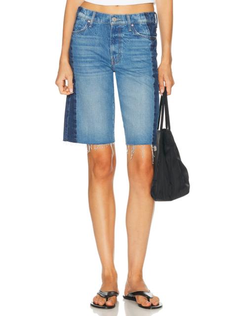 MOTHER The Mid Rise Maven Bermuda Fray Shorts