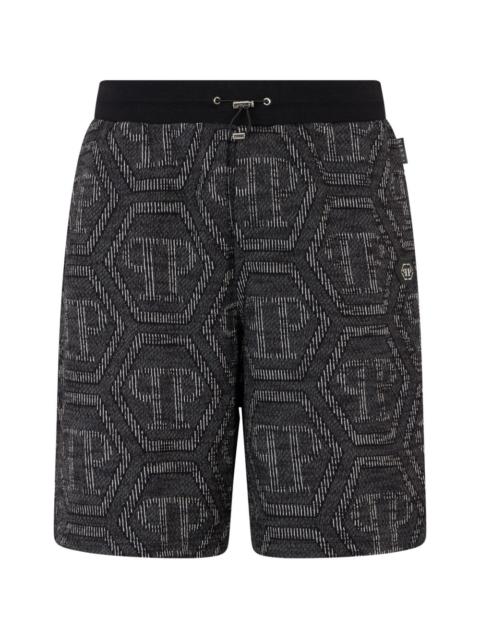 PHILIPP PLEIN monogram shorts