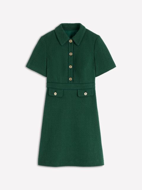 BODEN Eda Cotton Shift Dress-Emerald Night