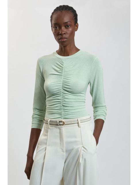 KAREN MILLEN Crepe Jersey Ruche Front Top