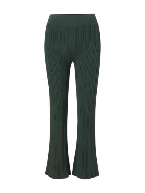 VERONICA BEARD MASSARO RIB-KNIT PANT