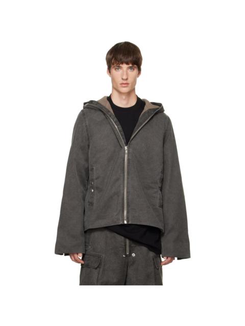 Rick Owens DRKSHDW Gray Tower Zipfront Jacket