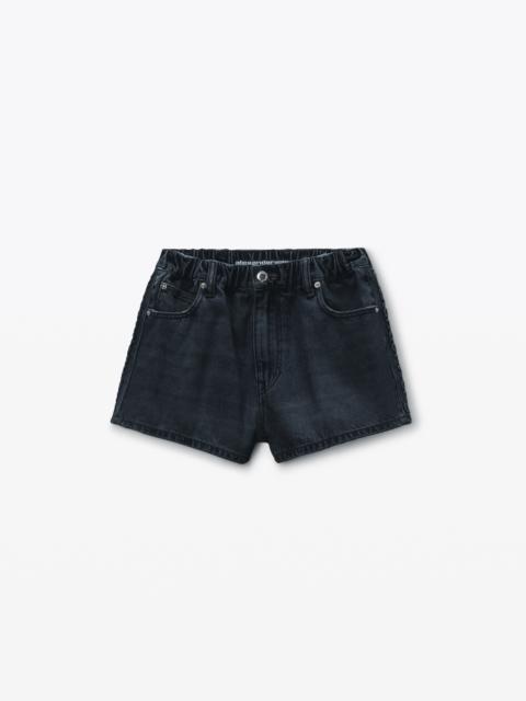 Alexander Wang logo-embossed marathon shorts