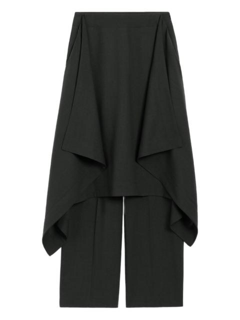 AMI Paris layered wool trousers