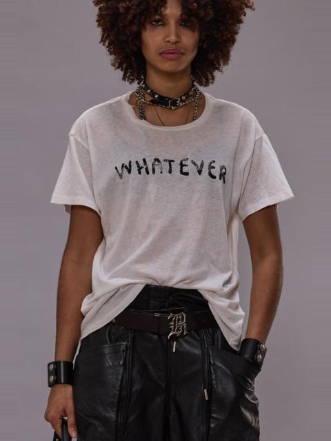 R13 WHATEVER BOY T - ECRU