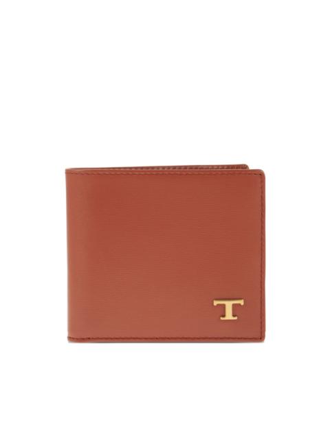 Tod's logo-detail leather card holder