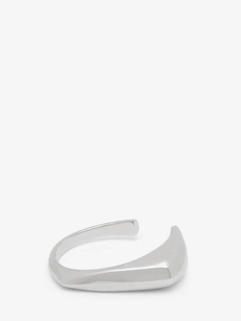 Alexander McQueen Women's Thorn Claw Cuff in Antique Silver
