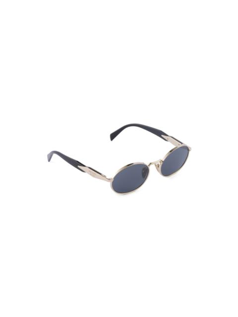 Prada tinted oval-frame sunglasses