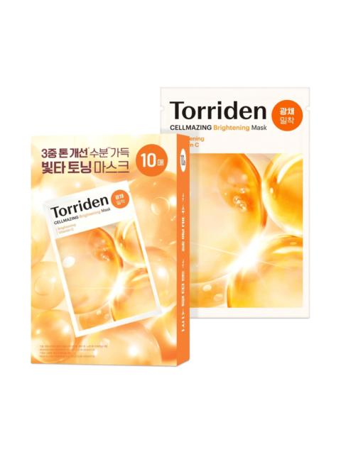 Torriden Torriden Cellmazing Vita C Brightening Mask 0.88 fl. oz.(26ml) x 10ea