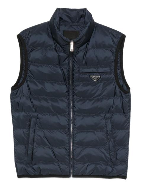 Prada zip-up padded gilet