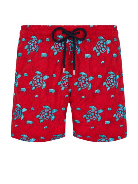 Men Swim Trunks Embroidered Turtles Jewels - Limited Edition