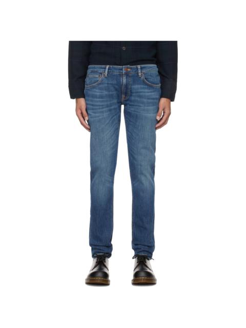 Nudie Jeans Blue Skinny Lin Jeans