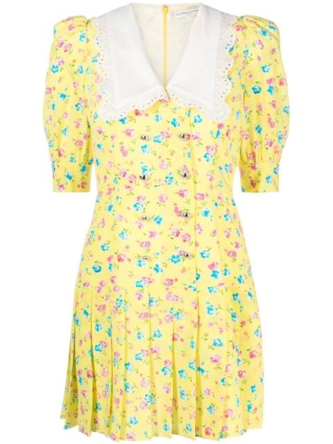 Alessandra Rich floral-print mini dress