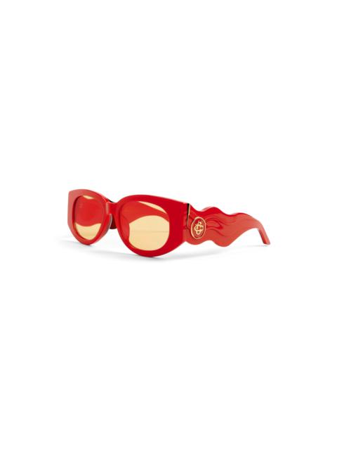 CASABLANCA Red The Memphis Sunglasses | Casablanca Paris