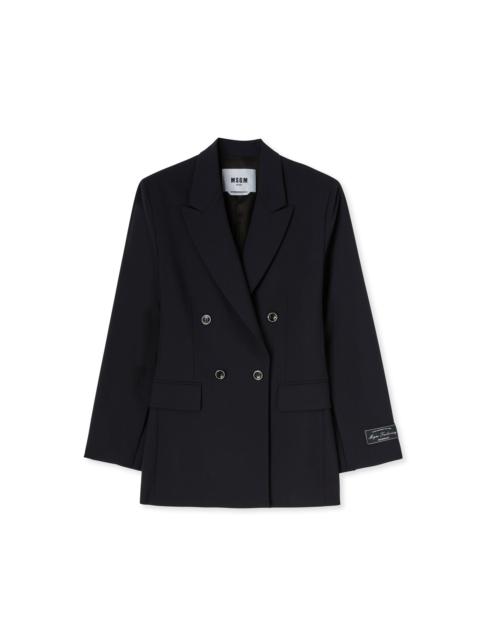 MSGM Virgin wool jacket "Wool Suiting"