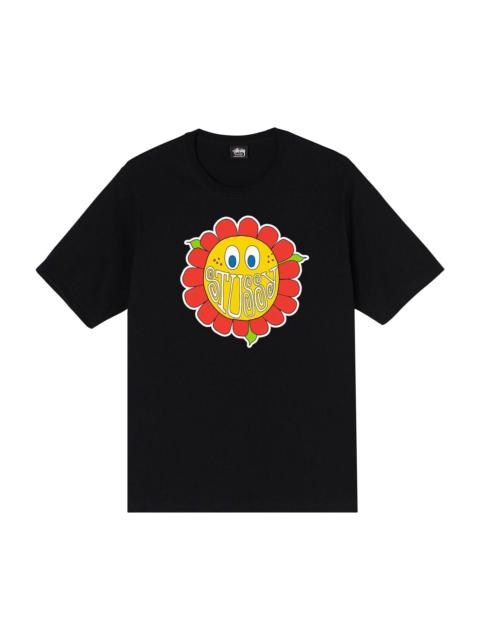 Stussy Happy Flower T-Shirt 'Black'