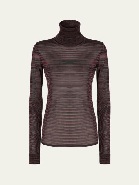 Missoni Turtleneck Striped Sweater