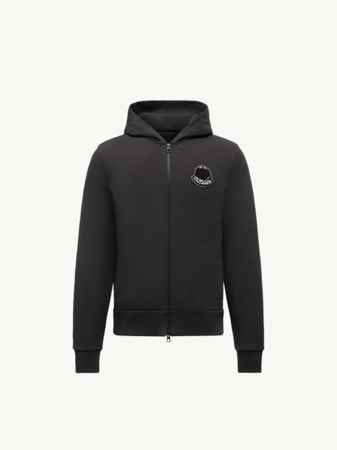 Moncler Logo Cotton Zip-Up Hoodie