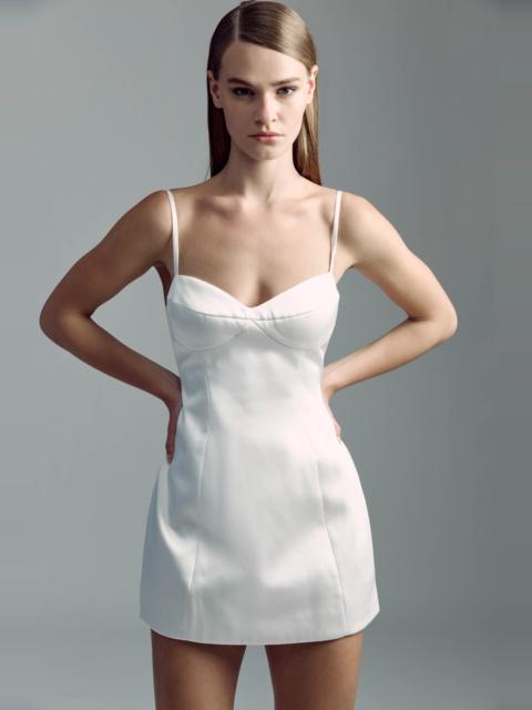 BARDOT Marcello Hourglass Mini Dress In Orchid White