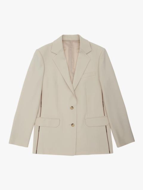 Helmut Lang STRETCH WOOL LOGO BLAZER