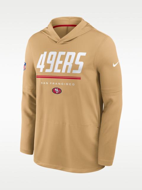 Nike San Francisco 49ers Sideline Men's Nike Dri-FIT NFL Long-Sleeve Hooded Top