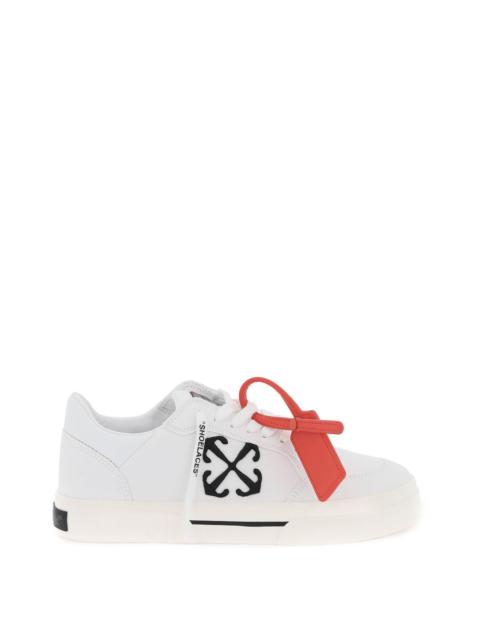 Off-White LOW CANVAS VULCANIZED SNEAKERS IN