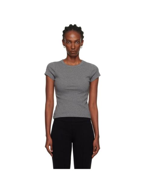 FLORE FLORE Gray Car Baby T-shirt