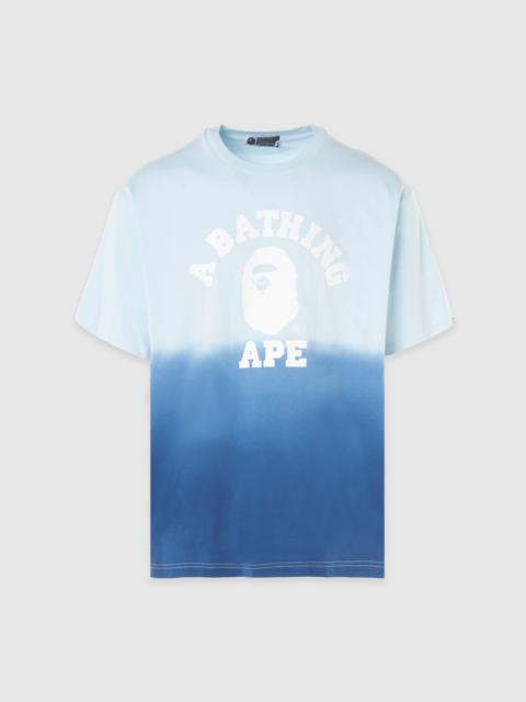 A BATHING APE® COLLEGE GRADATION TEE