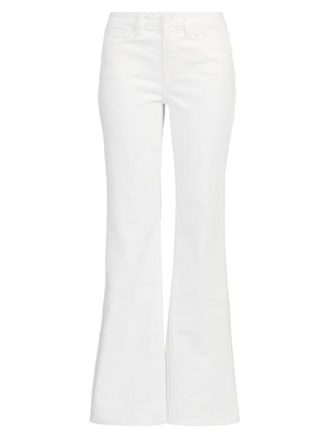 GOOD AMERICAN Women's Good Legs Flare Jeans - White
