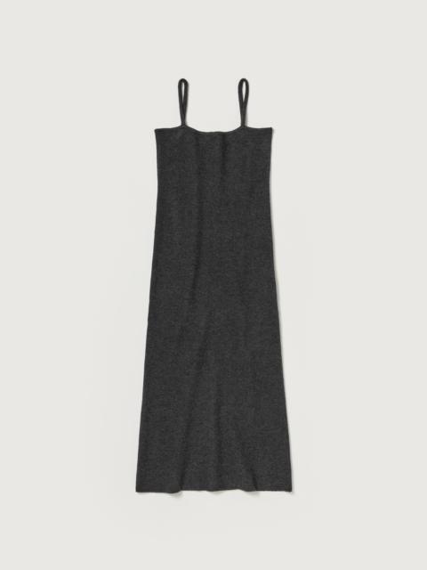 AURALEE SMOOTH FULLED WOOL KNIT DRESS