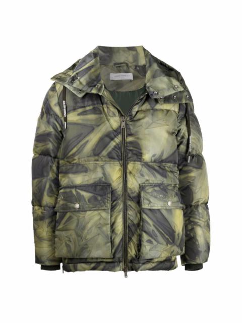 Golden Goose camouflage-print padded coat